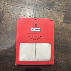 Hunter Cream Boot Socks for Women